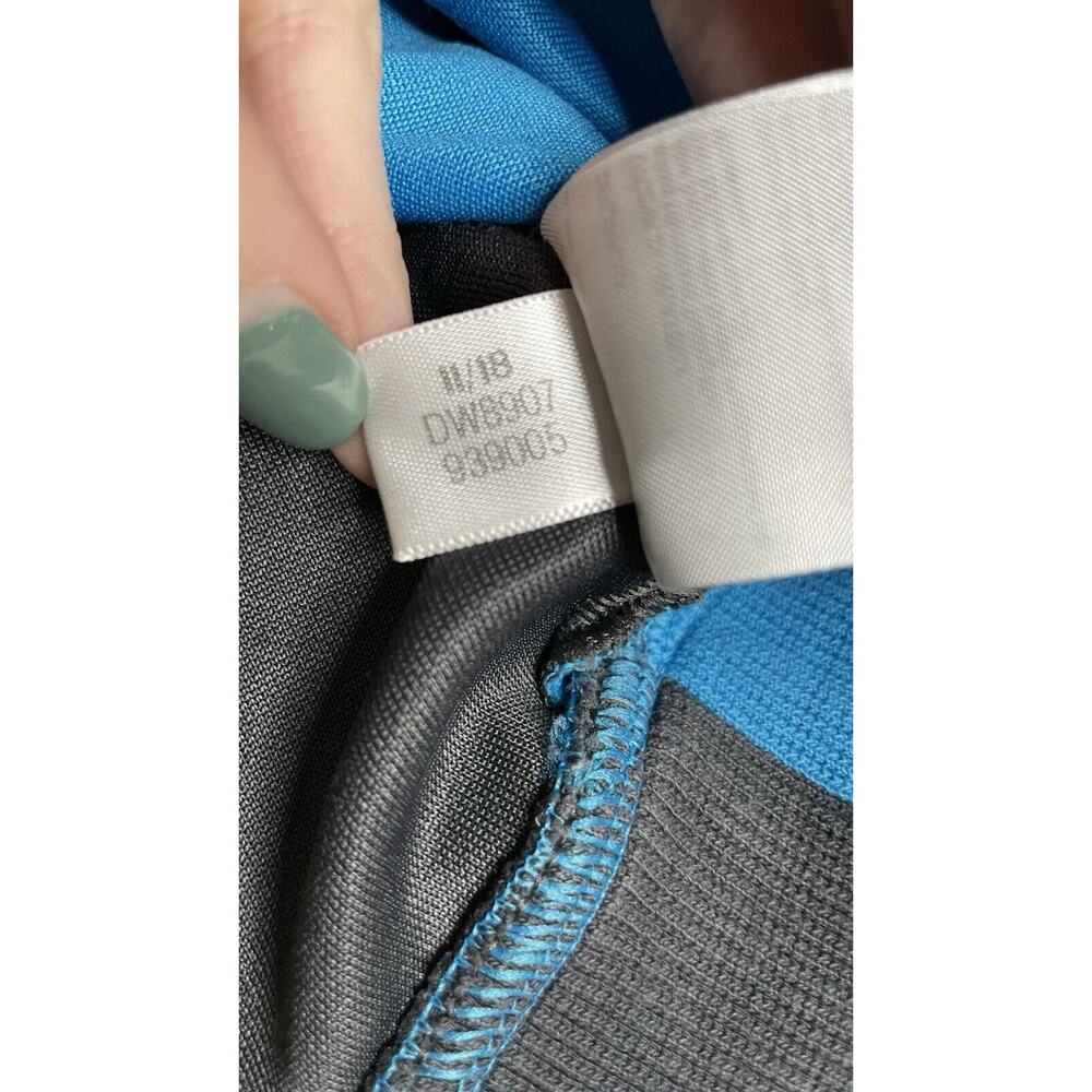 Adidas Japan Three Stripes Colorblock Pullover Sweatshirt Blue Women's Medium - Picture 11 of 13